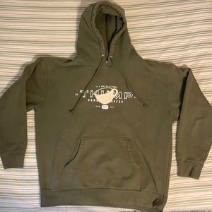 Hoodie, Olive Green